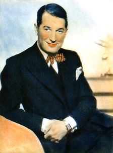 Maurice Chevalier, French actor and popular entertainer, 1934-1935