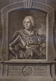 Maurice de Saxe, German soldier, 18th century (1894). Artist: Johann Georg White