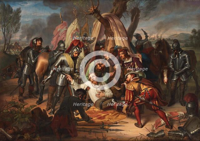 Maurice, Elector of Saxony at the battle of Sievershausen, 1553 , 1837. Creator: Vogel von Vogelstein, Carl Christian (1788-1868).