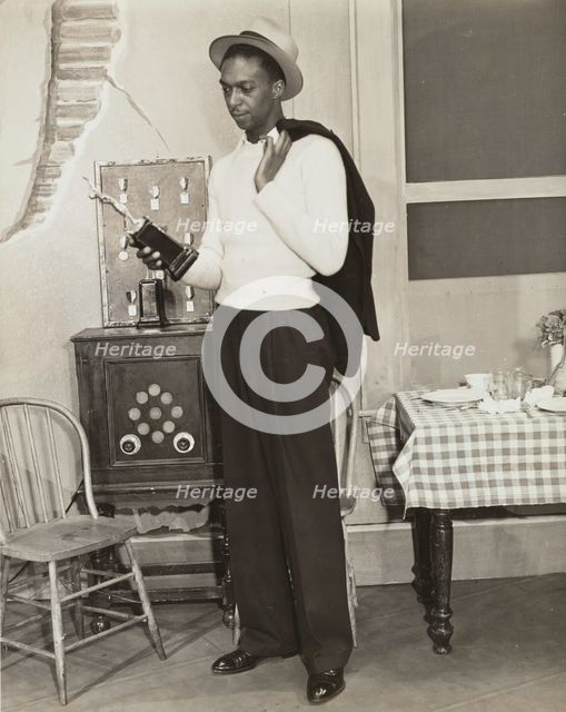Maurice Ellis, who portrays Philip Lawrence, 1937. Creator: Unknown.
