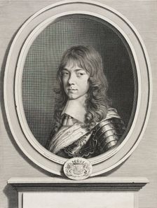Maurice-Godefroi de la Tour d'Auvergne, Duke of Bouillon, 1657. Creator: Robert Nanteuil
