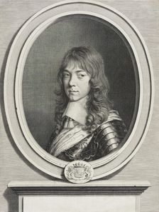 Maurice-Godefroi de la Tour d'Auvergne, Duke of Bouillon, 1657. Creator: Robert Nanteuil
