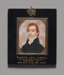 Maurice Levy, ca. 1820. Creator: Ezra Ames
