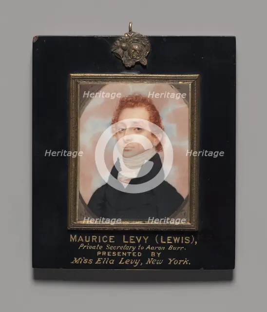 Maurice Levy, ca. 1820. Creator: Ezra Ames.