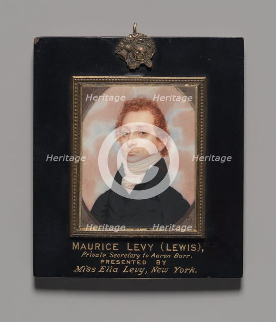 Maurice Levy, ca. 1820. Creator: Ezra Ames.