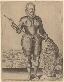 Maurice of Nassau, Prince of Orange. Creator: Christoffel van Sichem I