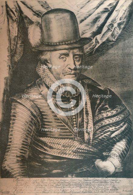 Maurice, Prince of Orange, 17th century, (1924). Artist: Crispyn van de Queboren