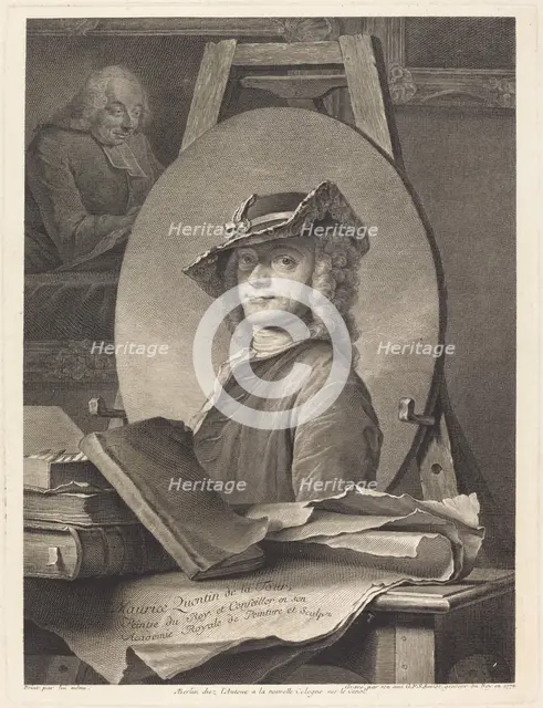 Maurice Quentin de la Tour, 1772. Creator: Georg Friedrich Schmidt.