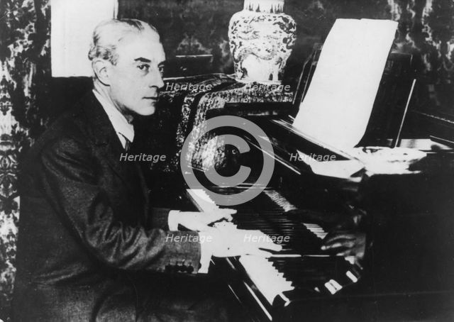 Maurice Ravel (1875-1937), French composer and pianist, early 20th century. Artist: Unknown