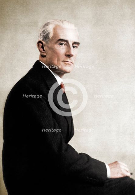 Maurice Ravel (1875-1937), French composer. Artist: Lipnitzki.