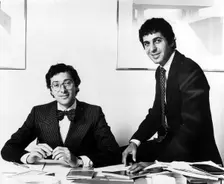 Maurice Saatchi (1946- ) and Charles Saatchi (1943- ), Advertising Executives. Creator: Unknown