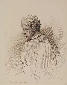 Mauvais Coucheur, 1852-1866. Creator: Paul Gavarni