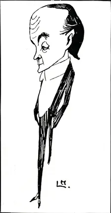Max Beerbohm (1872-1956), British writer and caricaturist, 1901. Artist: Laurence Houseman