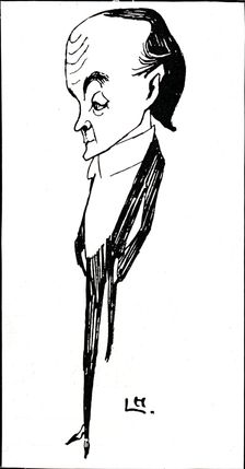 Max Beerbohm (1872-1956), British writer and caricaturist, 1901. Artist: Laurence Houseman