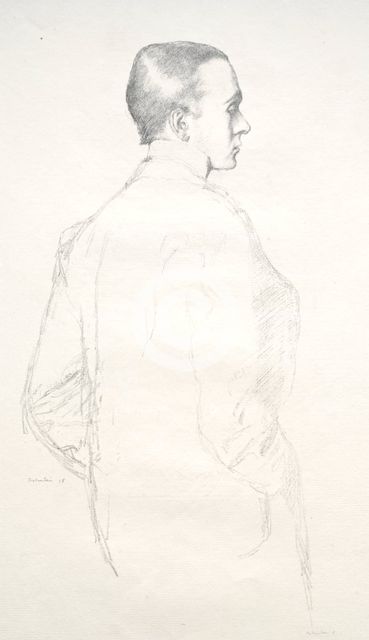 Max Beerbohm, 1898. Creator: William Rothenstein (British, 1872-1945).