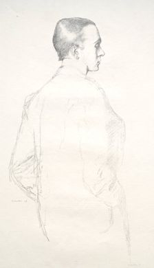 Max Beerbohm, 1898. Creator: William Rothenstein (British, 1872-1945)