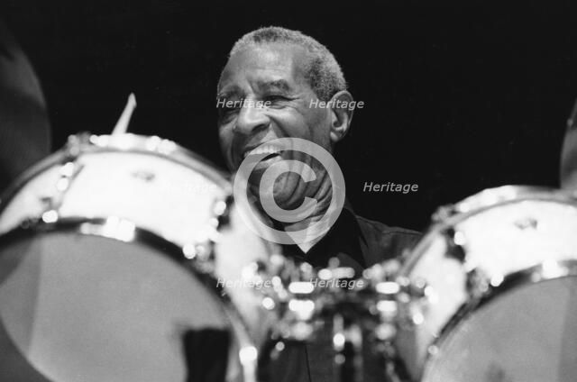 Max Roach, Queen Elizabeth Hall, London, 1996. Creator: Brian Foskett.