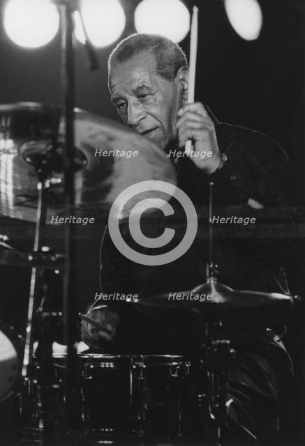 Max Roach, Queen Elizabeth Hall, London, 1996. Creator: Brian Foskett.