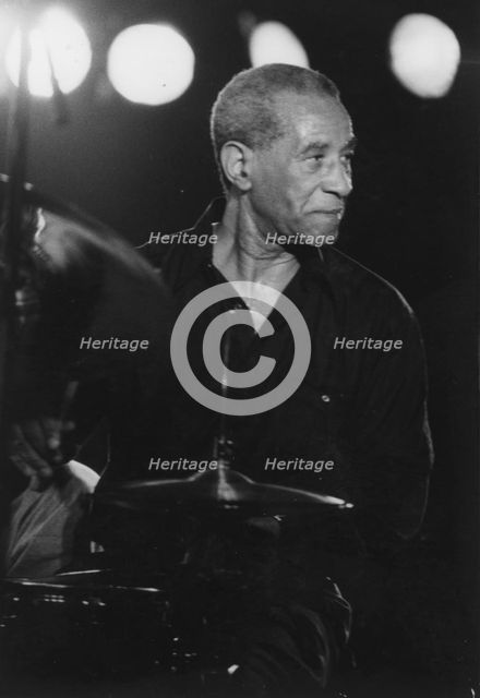 Max Roach, Queen Elizabeth Hall, London, 1996. Creator: Brian Foskett.