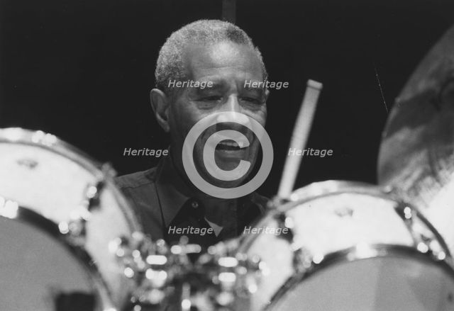 Max Roach, Queen Elizabeth Hall, London, 1996. Creator: Brian Foskett.