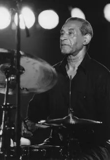 Max Roach, Queen Elizabeth Hall, London, 1996. Creator: Brian Foskett