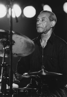Max Roach, Queen Elizabeth Hall, London, 1996. Creator: Brian Foskett