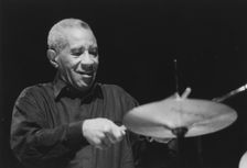 Max Roach, Queen Elizabeth Hall, London, 1996. Creator: Brian Foskett
