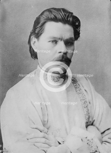 Maxim Gorky, 1910. Creator: Bain News Service.