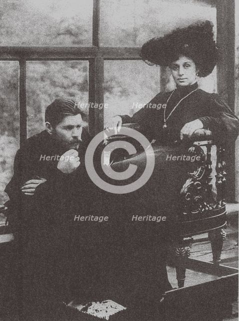 Maxim Gorky and Maria Andreyeva, 1905.