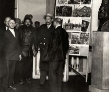 Maxim Gorky at an Exhibition in Moscow, 1929