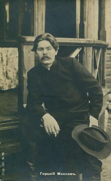 Maxim Gorky, Early 1900s. Creator: Anonymous