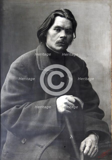 Maxim Gorky, Russian author, c1901-c1902. Artist: Unknown