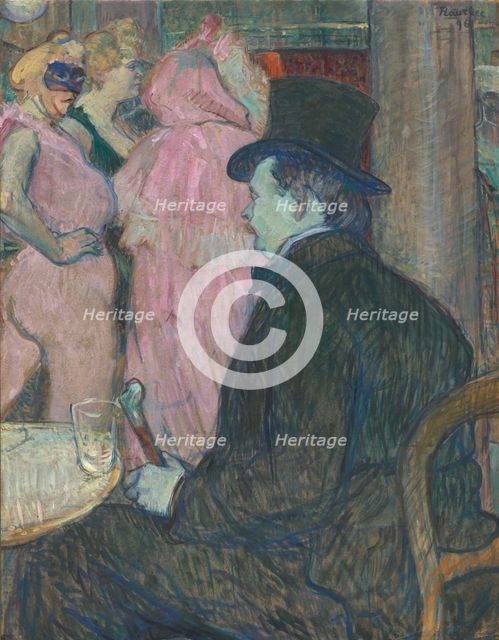Maxime Dethomas, 1896. Creator: Henri de Toulouse-Lautrec.
