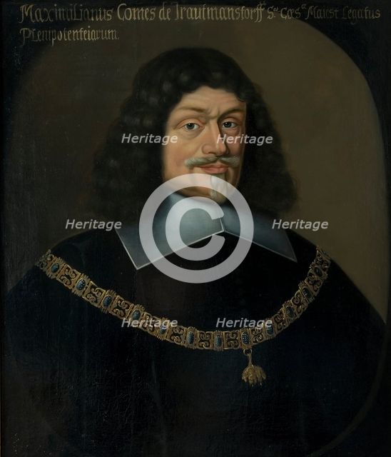 Maximilian von Trautmansdorff, 1584-1650, Count, c17th century. Creator: Anon.
