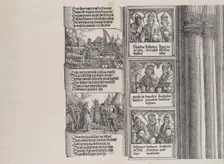 Maximilian as Commander-in-Chief; and Maximilian Conversing in Seven Languages; with Portr..., 1515. Creator: Albrecht Altdorfer