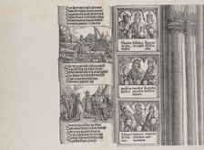 Maximilian as Commander-in-Chief; and Maximilian Conversing in Seven Languages; with Portr..., 1515. Creator: Albrecht Altdorfer