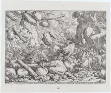 Maximilian Emanuel and the Bavarian Army in a Narrow Pass in theTyrol, early 18th century. Creator: Franz Joachim Beich