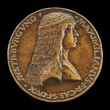 Maximilian I, 1459-1519, Archduke of Austria, afterwards Emperor 1493 [obverse], 1477. Creator: Giovanni Candida