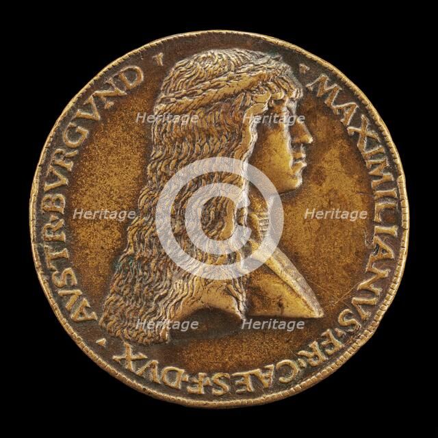 Maximilian I, 1459-1519, Archduke of Austria, afterwards Emperor 1493 [obverse], 1477. Creator: Giovanni Candida.