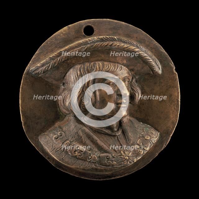 Maximilian I, 1459-1519, Archduke of Austria, Holy Roman Emperor 1494. Creator: Georg Schweigger.