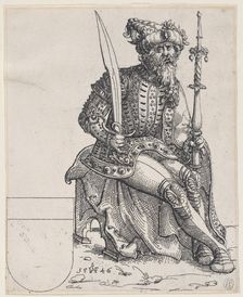 Maximilian I, from Herberstain, Rerum Moscoviticarum Commentarii, 1546. Creator: Augustin Hirschvogel