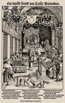 Maximilian I Hearing Mass, 1518. Creator: Weiditz, Hans, the Younger (1495-1536)
