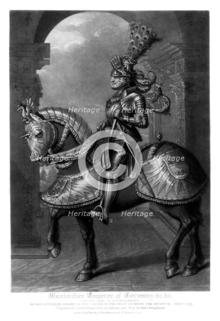Maximilian I, Holy Roman Emperor, (1816).Artist: Charles Turner