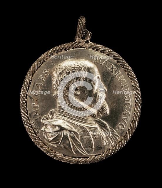 Maximilian II, 1527-1576, Holy Roman Emperor 1564 [obverse], 1575. Creator: Antonio Abondio.