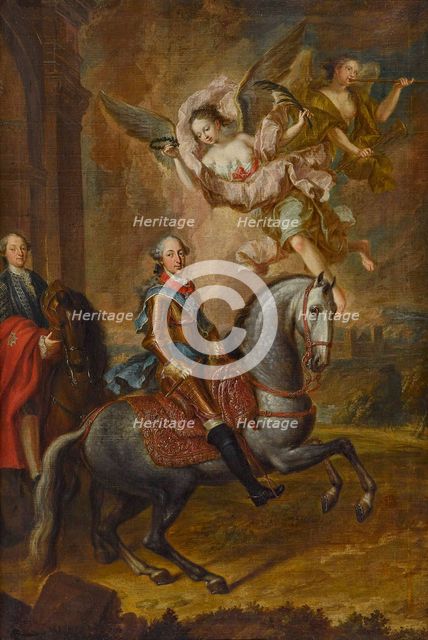 Maximilian III Joseph (1727-1777), Elector of Bavaria, on horseback.