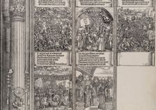 Maximilian's Alliance with Henry VIII; The Double Wedding in Vienna; The Campaign in Gelde..., 1515. Creator: Hieronymus Andreae