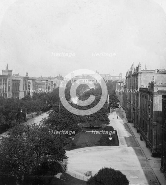 Maximilianstrasse, Munich, Germany, c1900s.Artist: Wurthle & Sons