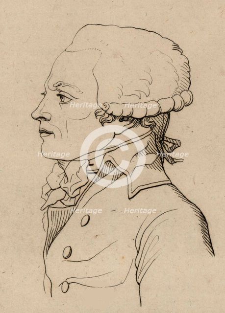 Maximilien de Robespierre (1758-1794) , 1792.
