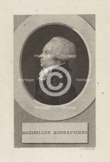 Maximilien de Robespierre (1758-1794) , 1805.