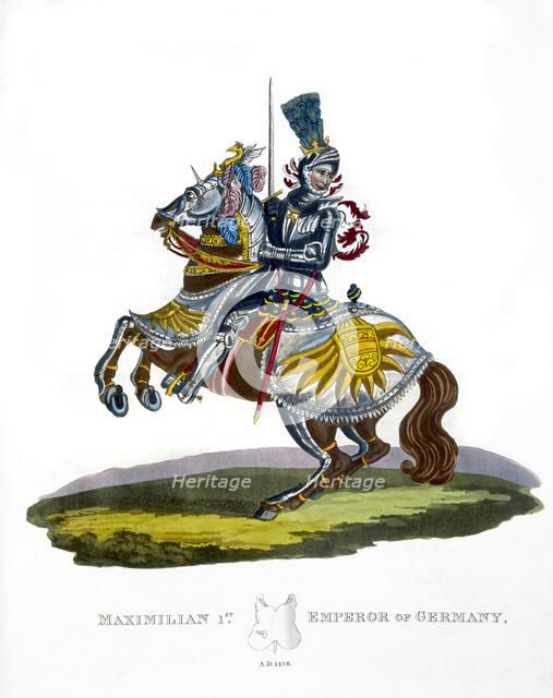 Maximillian I, Holy Roman Emperor, (1824). Artist: Unknown